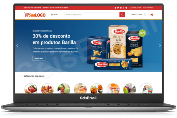 Wordpress - Loja online para Supermercados – Seu Mercado na Internet